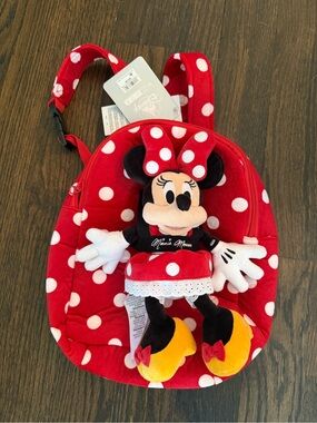 NWT Disney Plush Backpack - Minnie Mouse Doll